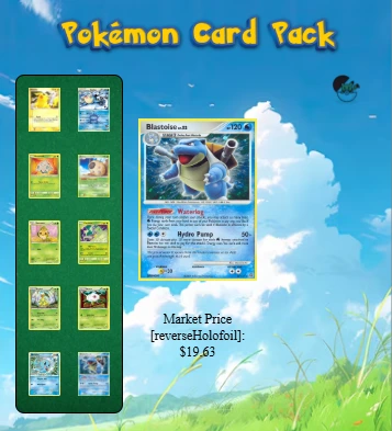 Pokémon TCG Pack Project